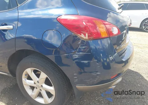 2009 Nissan Murano Sl z USA, uszkodzony, nr VIN JN8AZ18W39W130362